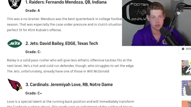 Video thumbnail for The Biggest Winners And Losers Of The 2026 NFL Draft (Round One)