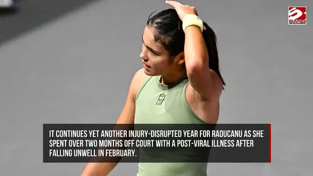 Video thumbnail for Emma Raducanu will miss the US Open as she continues recovery from a stress fracture