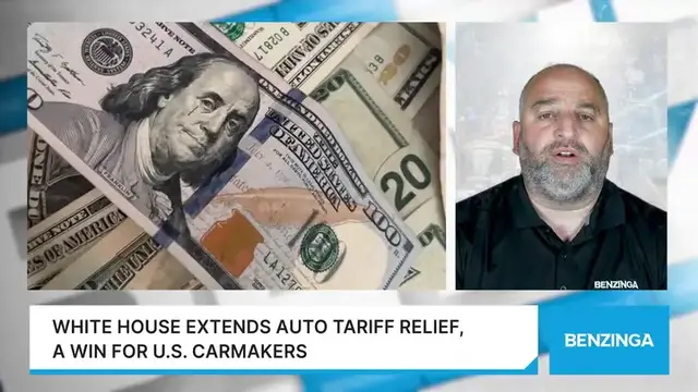 'Video thumbnail for White House Extends Auto Tariff Relief, A Win For U.S. Carmakers'