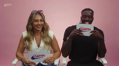 'Video thumbnail for Love Island's Meg and Dejon on why he pointed out the cameras | Capital'