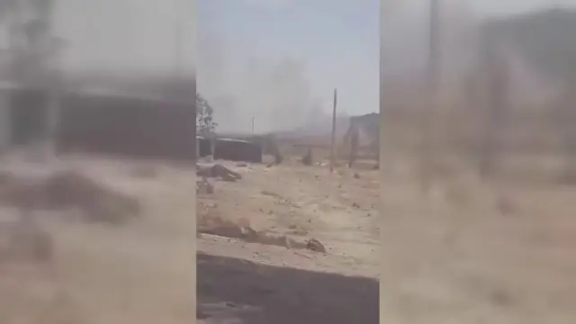 Video thumbnail for Syria: Ammunition Depot Explodes in Deir ez-Zor.