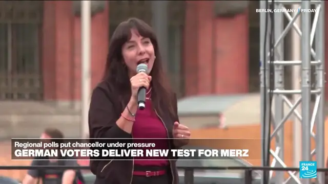 Video thumbnail for Will German's far right party AfD win over two more regions?