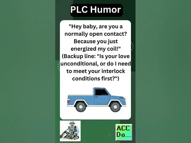 'Video thumbnail for PLC programmer's favorite pickup line'