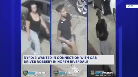 Video thumbnail for 3 wanted for robbing cab driver in Riverdale