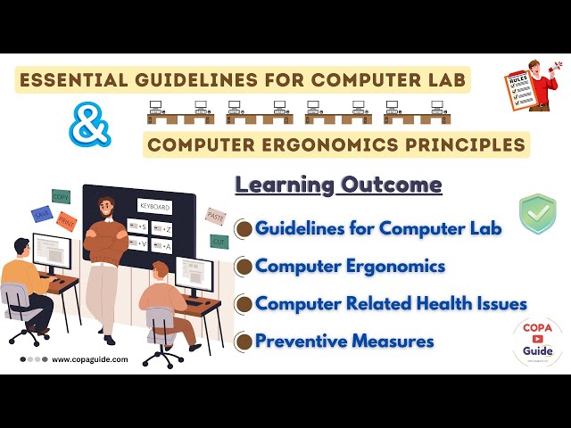 Video thumbnail for ITI-COPA | Essential Computer Lab Guidelines & Ergonomics Tips for Students