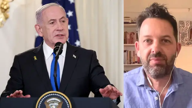 'Video thumbnail for Future of Netanyahu's political career is tied to Gaza and this ceasefire: Analysis'