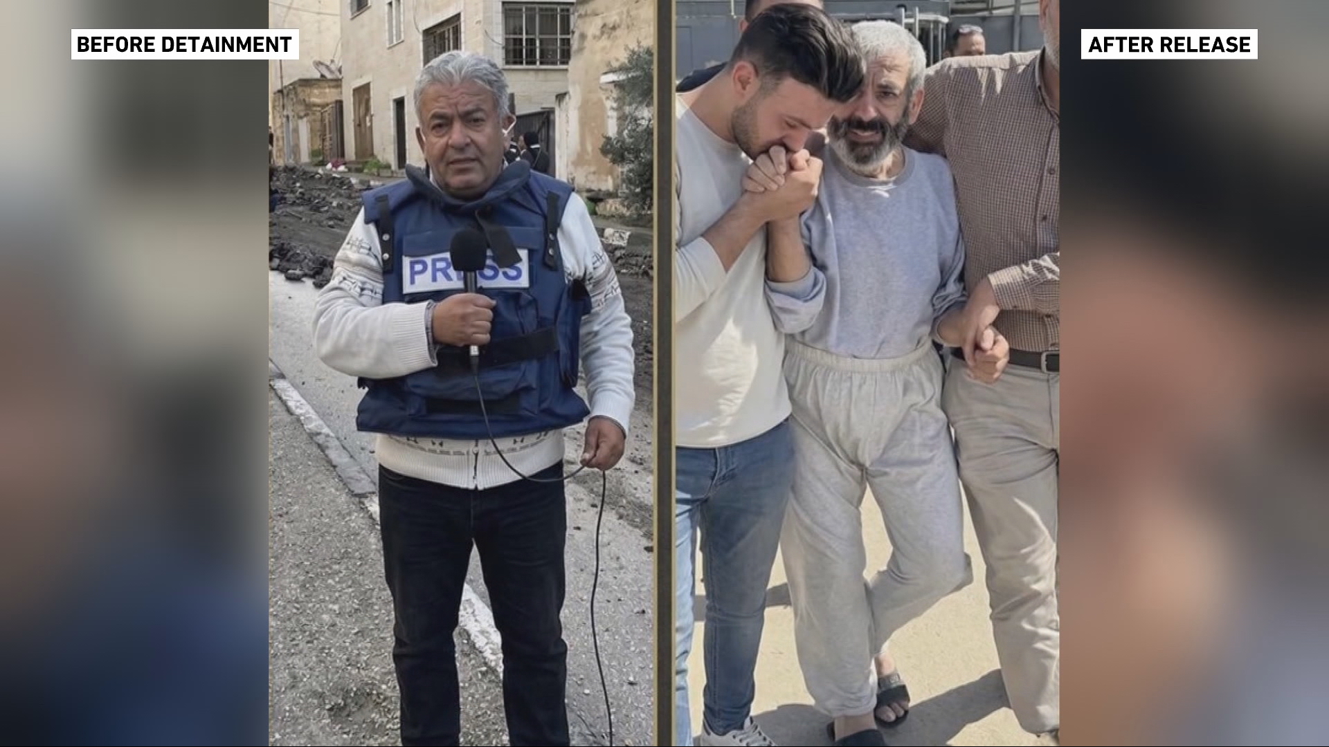 Video thumbnail for Palestinian journalist Ali al-Samoudi freed after enduring torture in Israeli detention