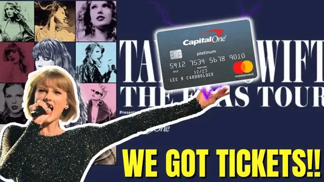 Video thumbnail for anthony venture: get taylor swift eras tour tickets with capital one credit cards