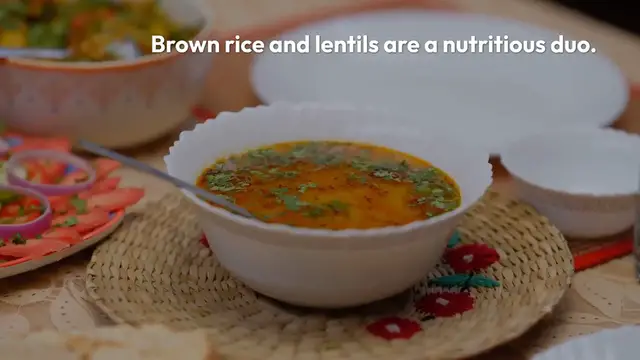 Video thumbnail for Nutritious Brown Rice Lentils