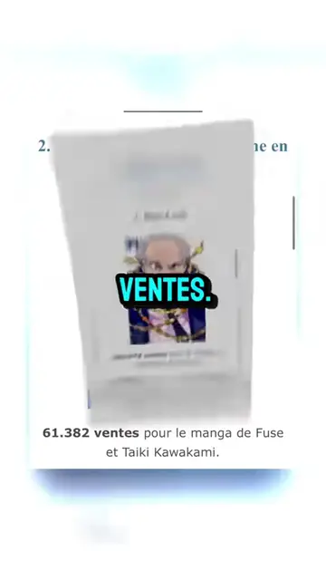 'Video thumbnail for Top 5 des Mangas les plus Vendus au Japon (16-22 Juin 2024)'
