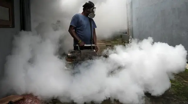 Video thumbnail for Sri Lanka's dengue outbreak strains hospitals as cases double from last year