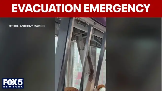 Video thumbnail for 'Buckled' columns at NYC high-rise construction site force evacuation of 8 buildings