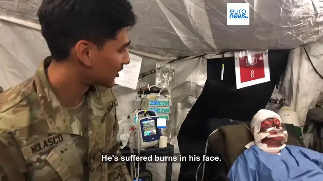 Video thumbnail for Drones transport blood to battlefield for life-saving medical attention in NATO exercise