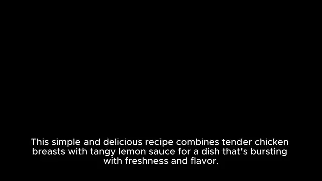 Video thumbnail for Lemon Chicken Recipe