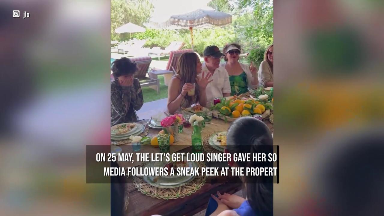 Video thumbnail for IN CASE YOU MISSED IT: Jennifer Lopez downgrades to $18 million dream home.