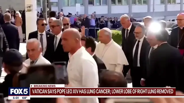 Video thumbnail for Pope Leo XIV has lung cancer, Vatican says