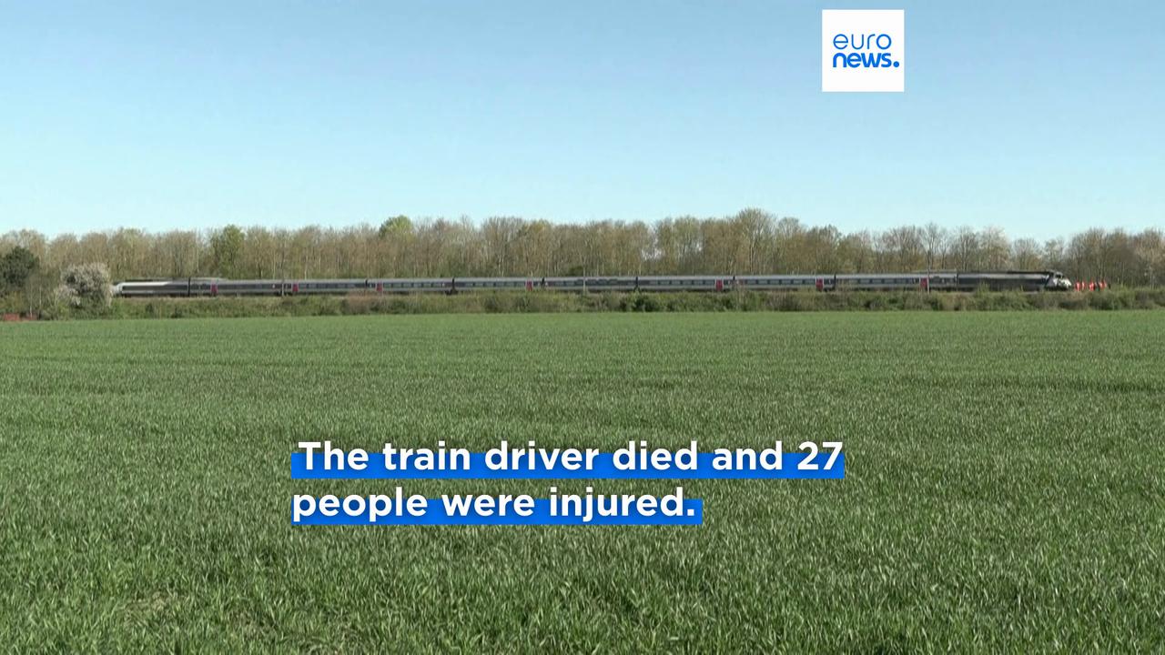 Video thumbnail for French TGV train collides with a truck, killing one and injuring 27