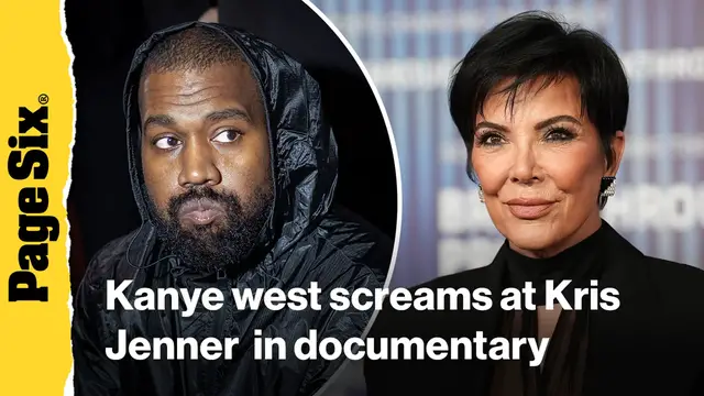 'Video thumbnail for Kanye West screams at Kris Jenner as she begs him to take his medication in wild documentary clip'