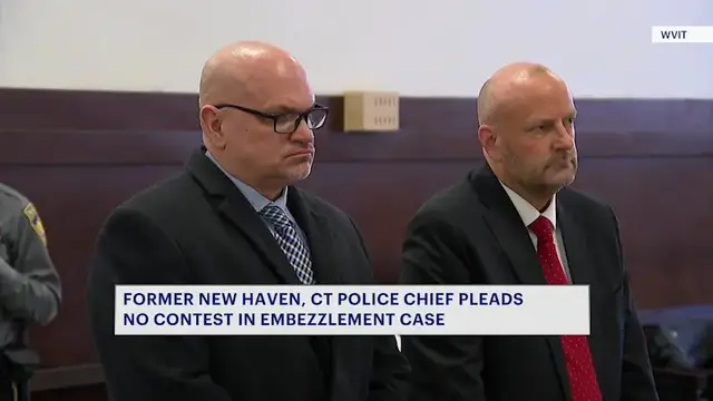 Video thumbnail for Former New Haven police chief pleads no contest to stealing $178,000