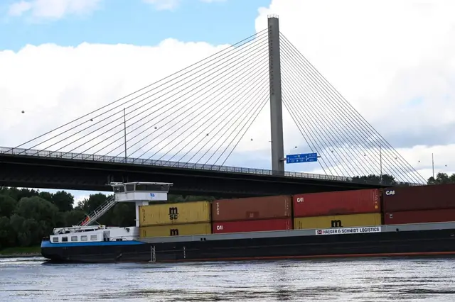 Video thumbnail for Rhine River hits historic low: Water levels disrupt European cargo transport