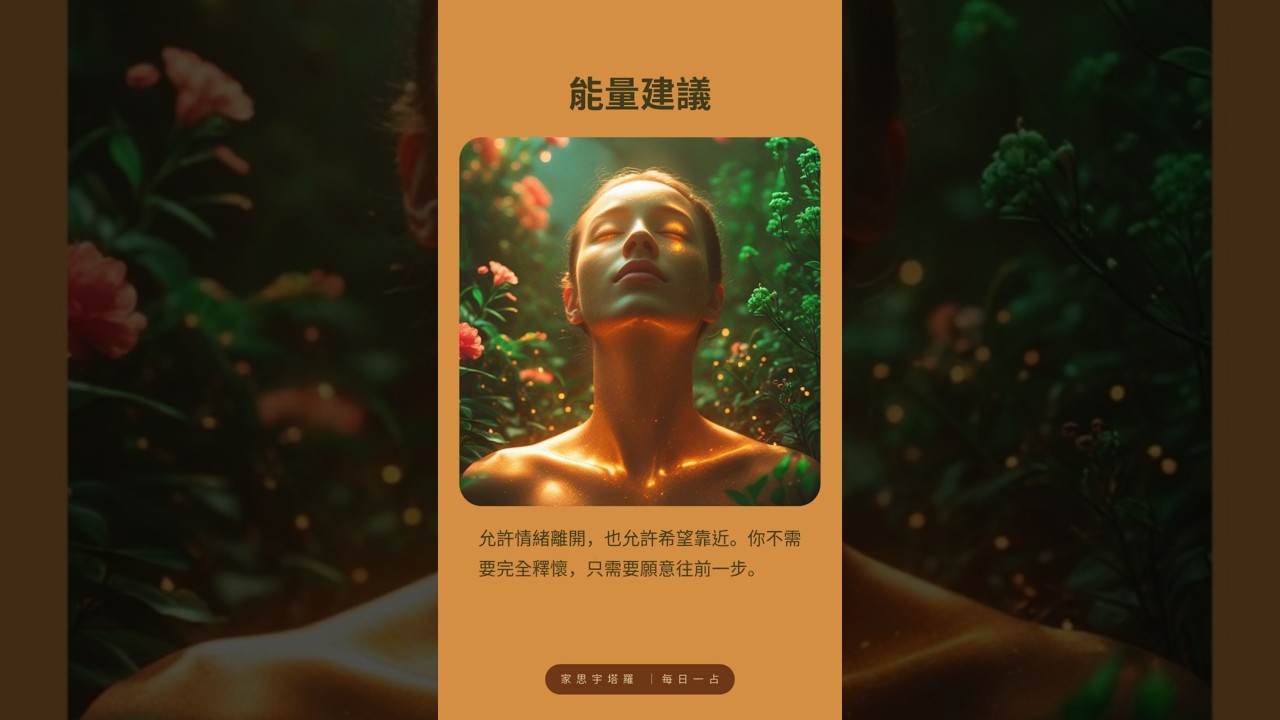 Video thumbnail for 【塔羅每日一占】過去的悲傷，正在轉化成未來的力量｜聖杯五 逆位 #家思宇塔羅 #感情 #深度自我覺察 #塔羅每日一占 #正能量