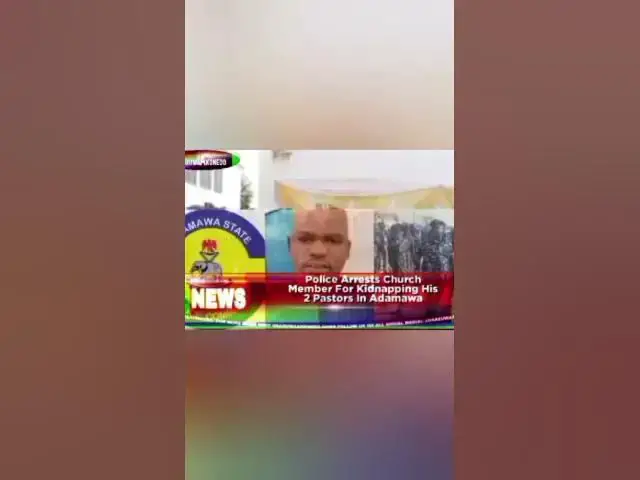 'Video thumbnail for Police Arrests Church Member For Kidnapping His 2 Pastors In Adamawa'