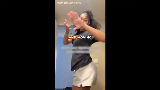 'Video thumbnail for Angel Reese’s Back Injury Questioned After Dancing and Fight Night Clips'