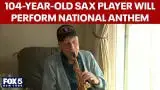 Video thumbnail for 104-year-old saxophone player