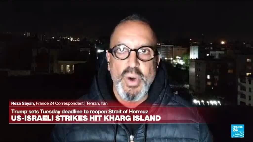 Video thumbnail for An 'eerie still' in Tehran amid Trump's apocalyptic threats