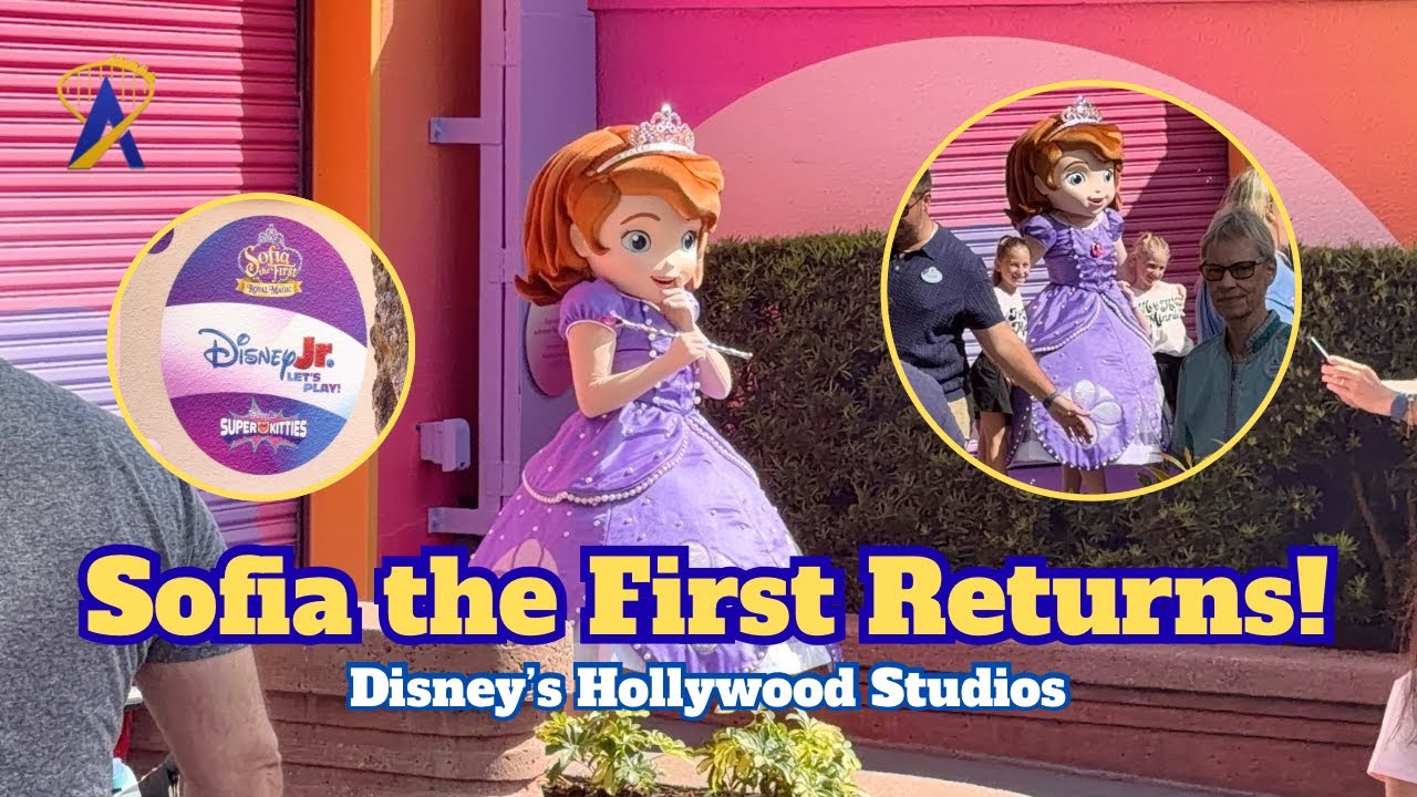Video thumbnail for Sofia the First Debuts in the Disney Jr Zone at Disney’s Hollywood Studios!