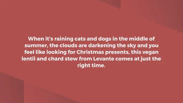 Video thumbnail for Adas bil Hamod – Lebanese lentil and chard stew