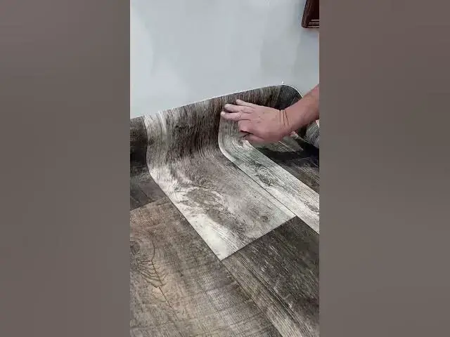 Video thumbnail for How To Cut Linoleum For Trim #shorts