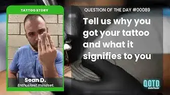 Video thumbnail for Sean's got a heart tattoo on his middle finger. You do the math!