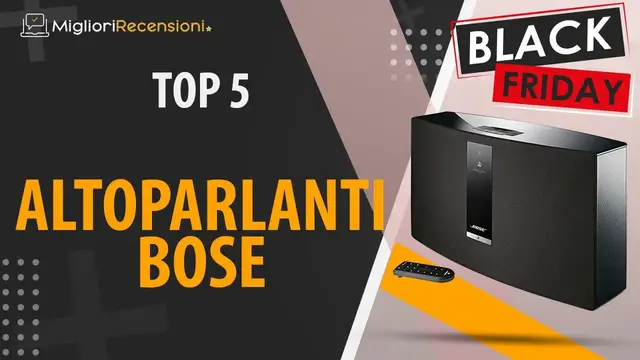 Video thumbnail for 🚩 MIGLIORE ALTOPARLANTE BOSE - Black Friday 2021 (Confronto & Guida all'acquisto)