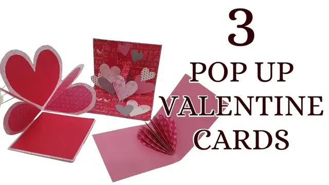 'Video thumbnail for 3 Pop Up Valentine Cards'