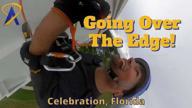 'Video thumbnail for Rappelling Down Melia Hotel In Celebration, Florida'