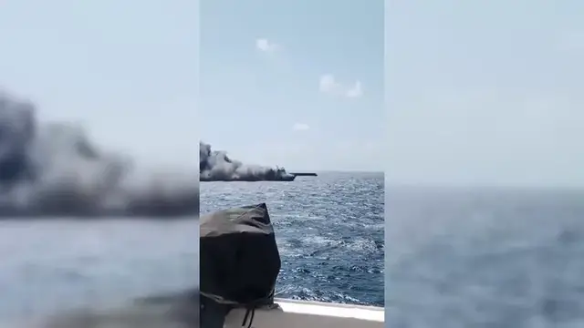 Video thumbnail for Indonesia: Five Killed After Indonesian Ferry Fire.