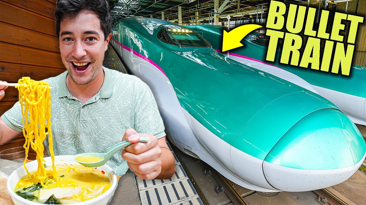 Video thumbnail for Noodle Tour Across Japan Epic SHINKANSEN Japanese Food Tour with JAPAN RAIL PASS! [EP.1]