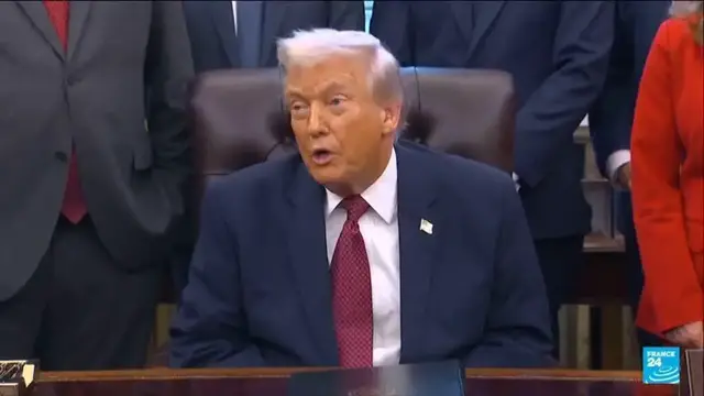 Video thumbnail for Trump attacks European values in new security strategy