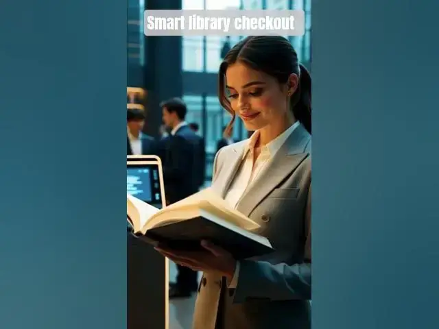 Video thumbnail for Smart Library System | Smart Books Checkout | #short