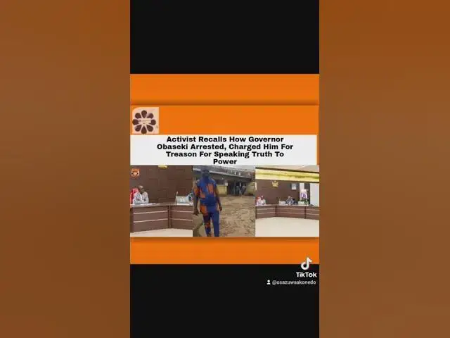 'Video thumbnail for Activist Recalls How Governor Obaseki Arrested, Charged Him For Treason For Speaking Truth To Power'
