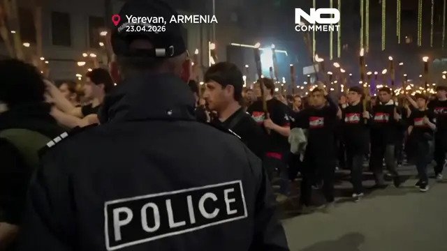 Video thumbnail for Armenia marks 111th anniversary of Armenian genocide in Yerevan