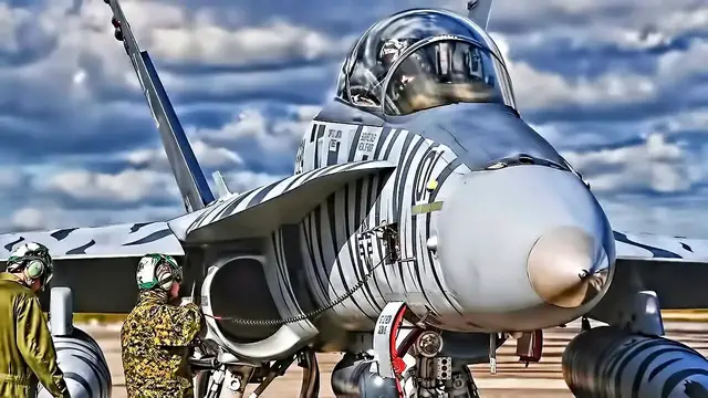 'Video thumbnail for Marine Corps F/A-18 Hornets • VMFA(AW)-224 On ATR In Japan'