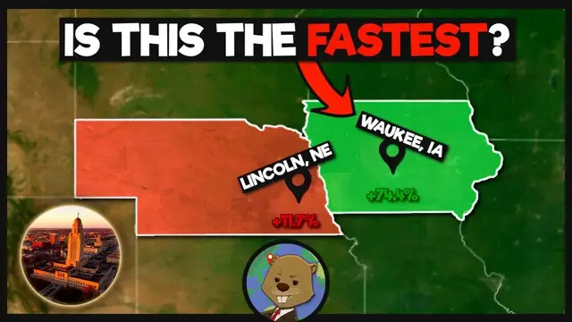 'Video thumbnail for What's Every US State's Fastest Growing City?'