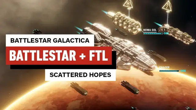 'Video thumbnail for Battlestar Galactica: Scattered Hopes Aims to Deliver an FTL-Like Roguelike'