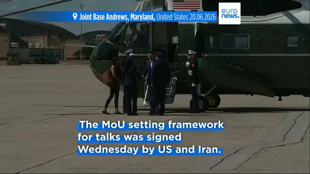 Video thumbnail for US-Iran peace deal talks underway in Switzerland