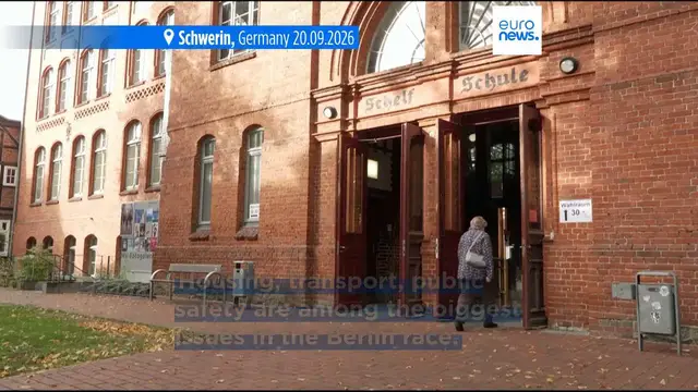 Video thumbnail for Germans head to the polls in state elections as pressure mounts on Merz