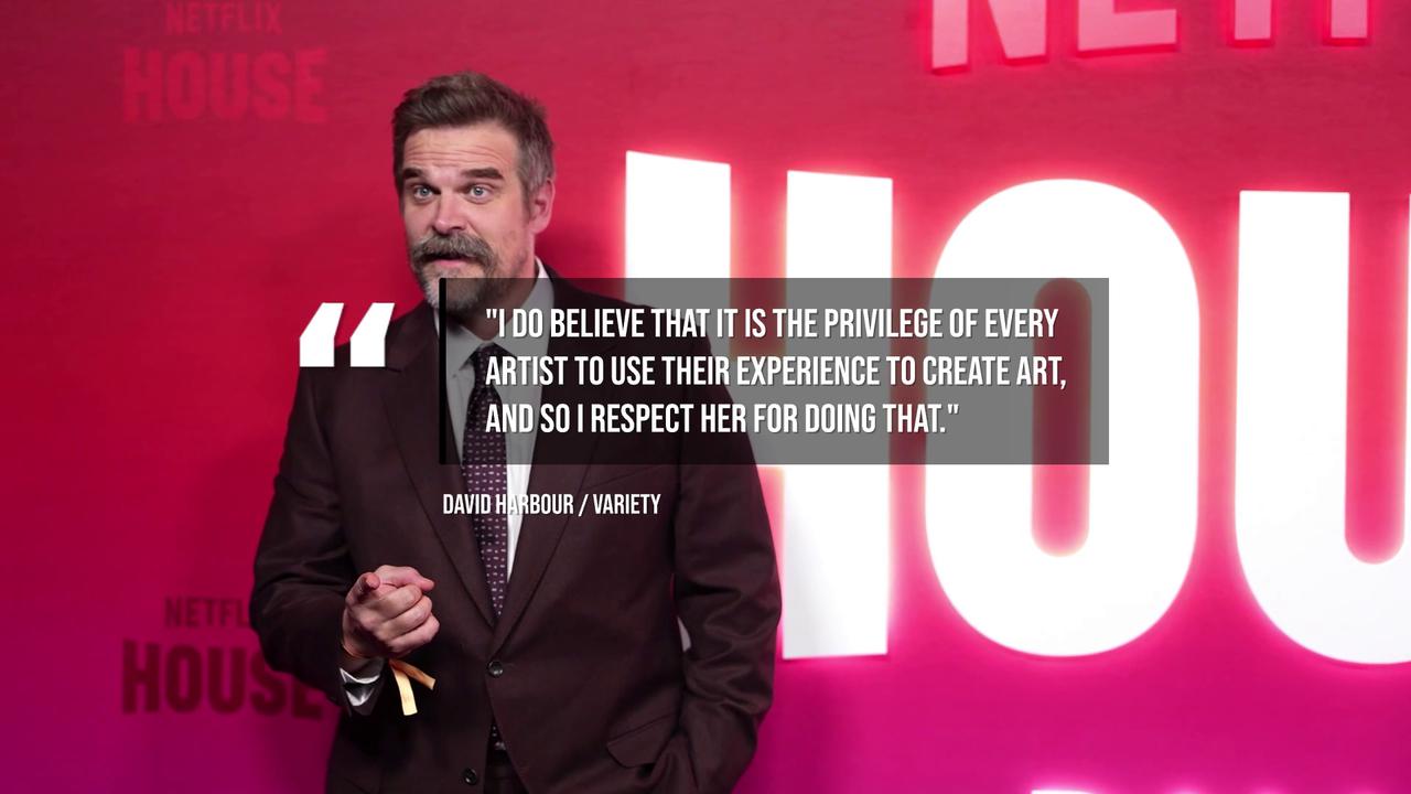 Video thumbnail for IN CASE YOU MISSED IT: David Harbour responds to cheating allegations.