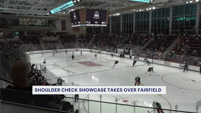 Video thumbnail for 'It matters to people.' NHL stars promote mental health awareness in Fairfield at 4th annual Shoulder Check Showcase