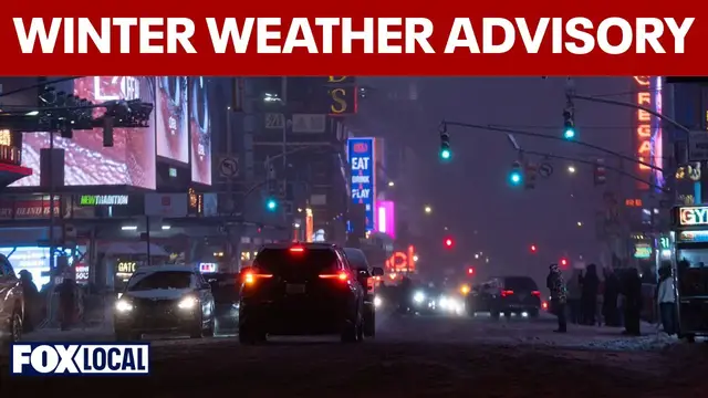 Video thumbnail for Winter weather advisory: slippery roads as snow ends across region